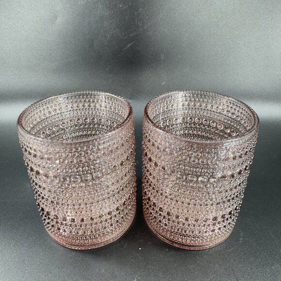 D&V By Fortessa Jupiter Double Old Fashion Glass 10oz Tumbler Set 2 Tumblers VTG - Picture 13 of 13